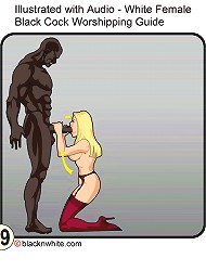 Interracial comics black cock worship
