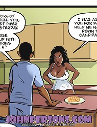 Dazzling black and white sex in hot John Persons interracial cartoons