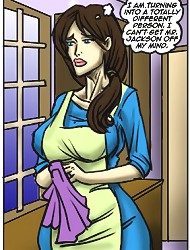 Interracial comic porn. Everytime I take a shower I imagine him and his black cock inside my holes