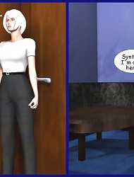 Hot 3d wife watching on jerking guy and want that cock in all her tight holes