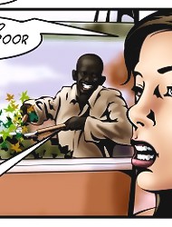Interacial cartoon sex. Cheating wife with the cheated hubby